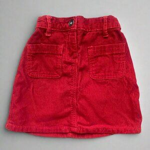 Girls Burgundy Skirt Size 6X/7